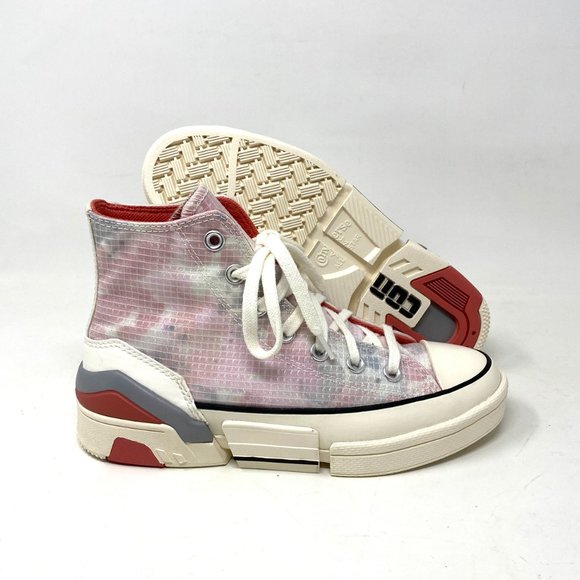 💖MEGA SALE💖Converse All Star CPX70 Hi Washed Floral  Platform Pink Women 57228 - Picture 4 of 9